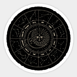 Astrology circle Sticker